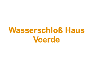 Wasserschloß Haus Voerde Logo